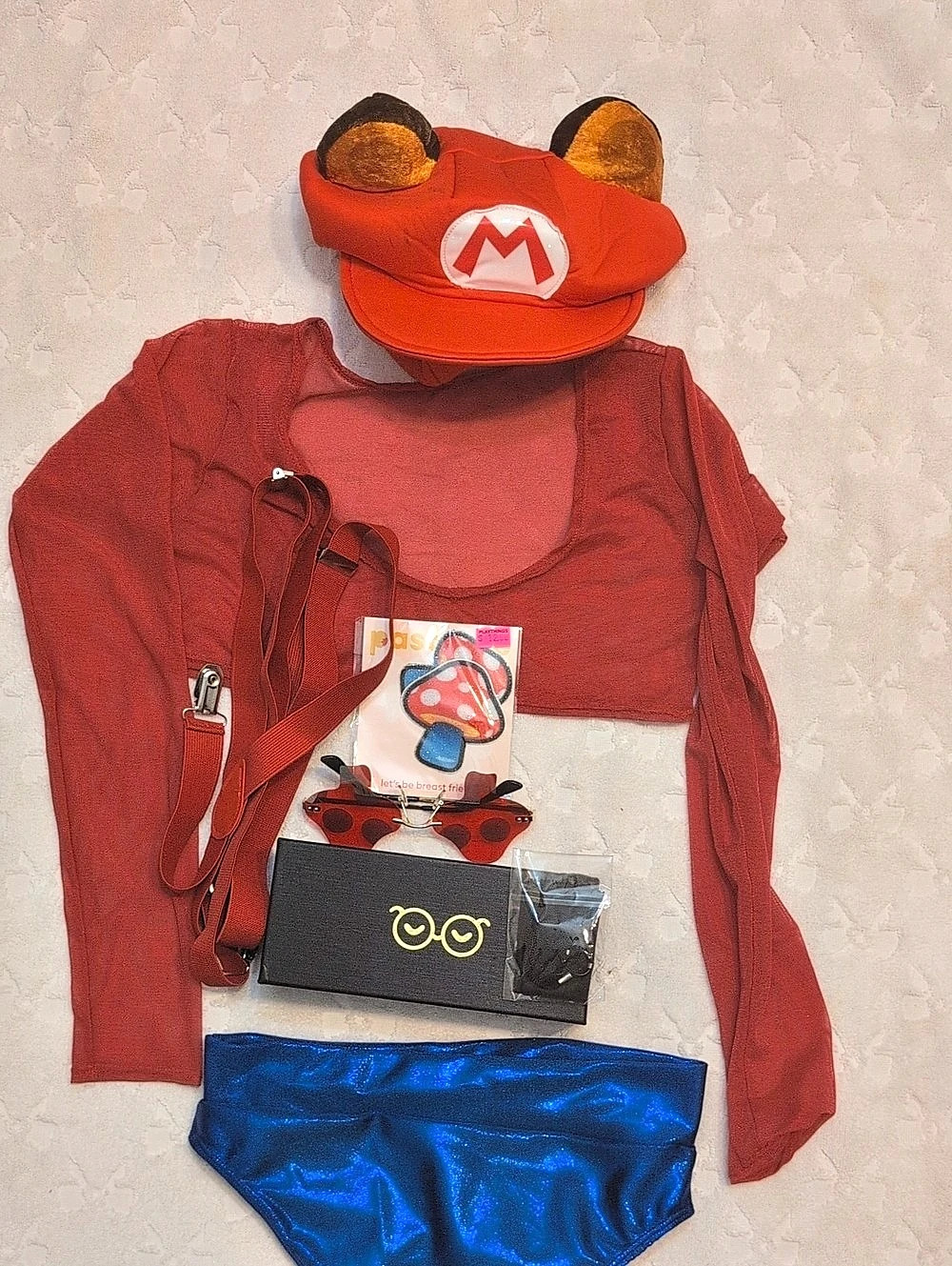 Exclusive From Playthings Miami Mario Superhero Sexy Costume